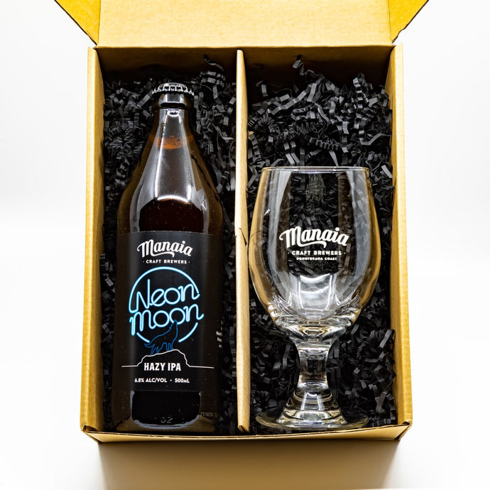 Manaia Glass & Bottle - Gift Pack - Manaia Craft Brewers